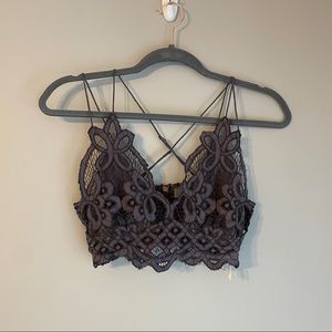 Free People Grey Bralette